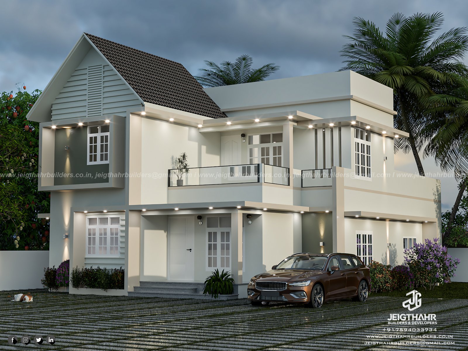 2034 Sqft 4 BHK Plan